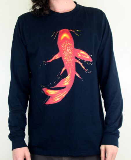 Fire Koi longsleeve navy.JPG Thumbnail