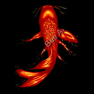 Fire Koi  - AS Colour Womens Crop Tee Design
