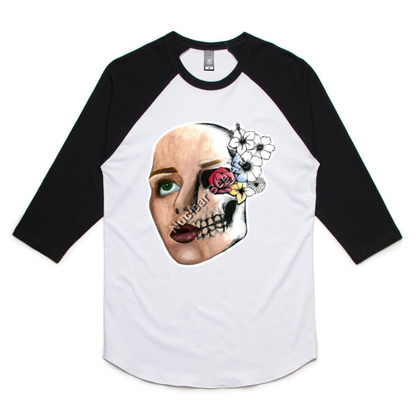 Flowers of Fear - AS Colour Mens Raglan Tee Thumbnail