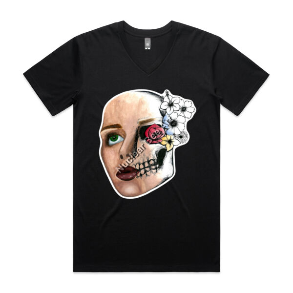 Flowers of Fear - AS Colour Mens Staple V Neck Tee Thumbnail