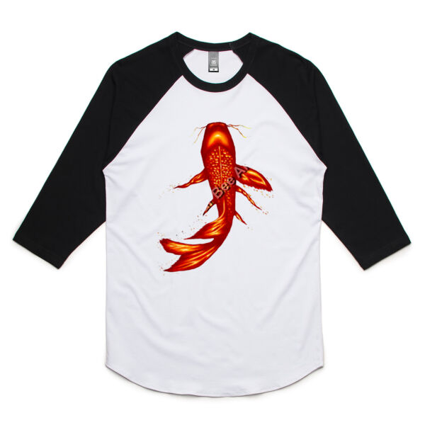 Fire Koi - AS Colour Mens Raglan Tee Thumbnail