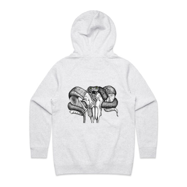 Goat Skull & Snake - AS Colour Womens Supply Hood Thumbnail