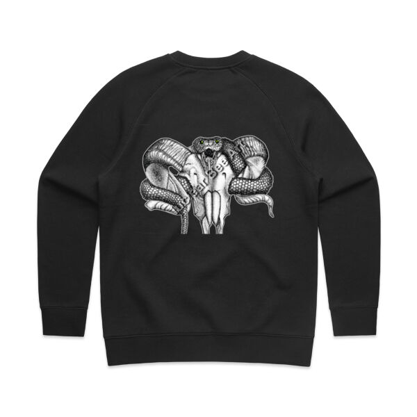 Goat Skull & Snake - AS Colour Womens Supply Crew Thumbnail