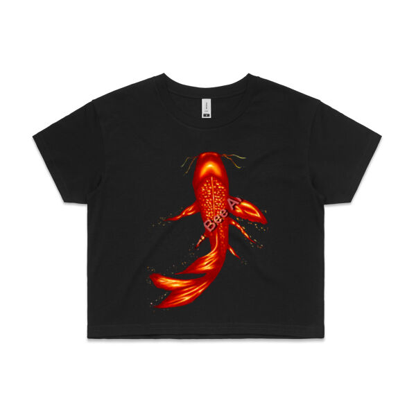 Fire Koi  - AS Colour Womens Crop Tee Thumbnail